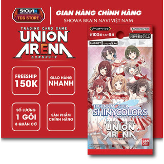 Bộ cờ chiến thuật Union Arena, Bandai, Gói mở rộng phiên bản THE IDOLMASTER SHINY COLORS, SL 1 gói/8 quân cờ ngẫu nhiên