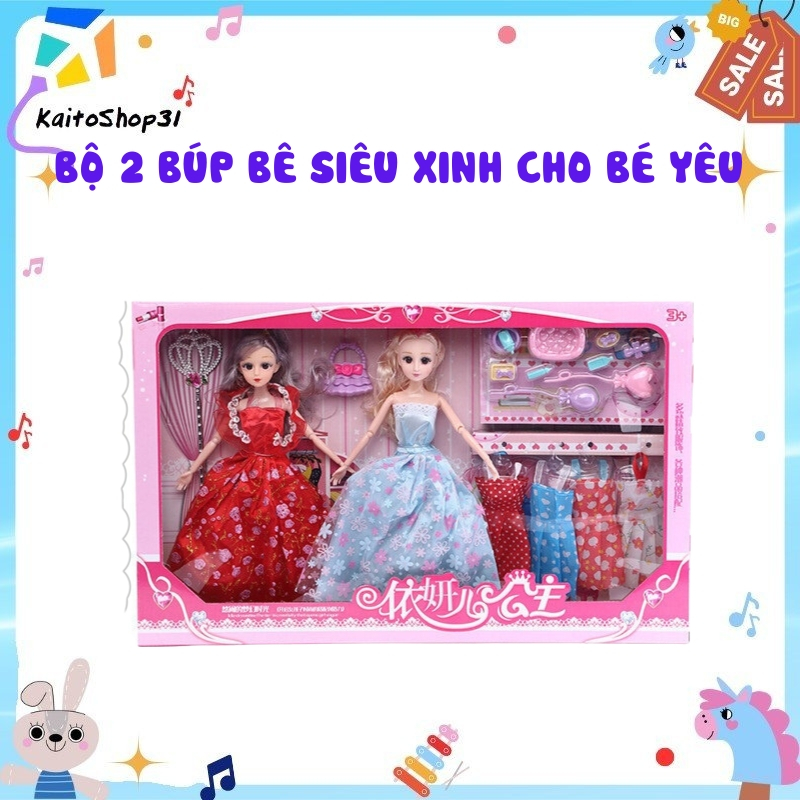 Bộ Hộp Quà Búp Bê Công Chúa Natasha Kèm Váy Áo Giày Dụng Cụ Nhà Bếp Các Chi Tiết Nhỏ Thỏa Giấc Mơ Công Chúa Cho Bé Gái