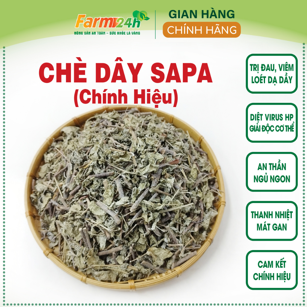 Chè dây Sapa tốt cho dạ dày, giúp an thần ngủ ngon, thanh nhiệt giải độc, làm mát gan, 100% thiên nhiên |Farm24h