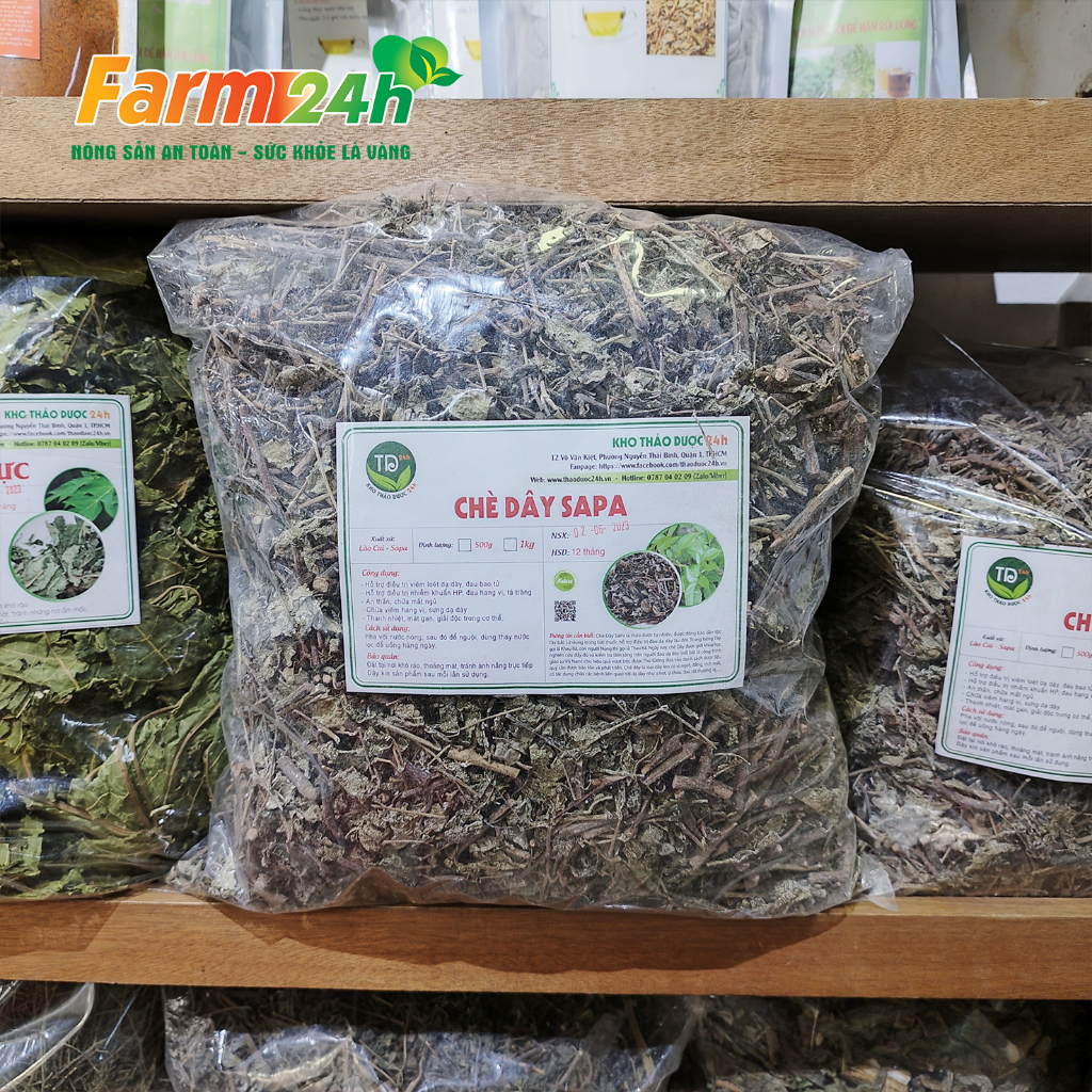 Chè dây Sapa tốt cho dạ dày, giúp an thần ngủ ngon, thanh nhiệt giải độc, làm mát gan, 100% thiên nhiên |Farm24h