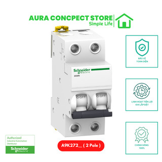 Cầu dao mcb / aptomat tự động acti9 ik60n 1p 2p - schneider electric