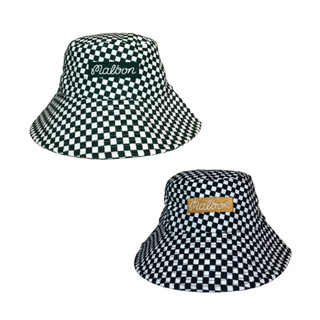Mũ golf rộng vành hoạ tiết caro - hat