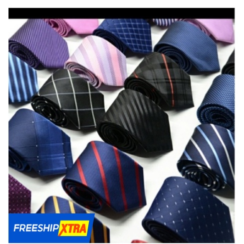 Cà vạt Lụa, - cà vạt loại 7cm hàng trung niên cao cấp - tự thắt