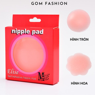 Miếng dán ngực silicon GOMTAT không lộ vền siêu dính, che ti nhũ hoa tàng hình cao cấp chống nước full hộp tiện lợi