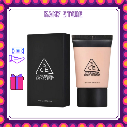 Kem Nền 3CE Back To Baby BB Cream SPF 35 PA++ 30ml