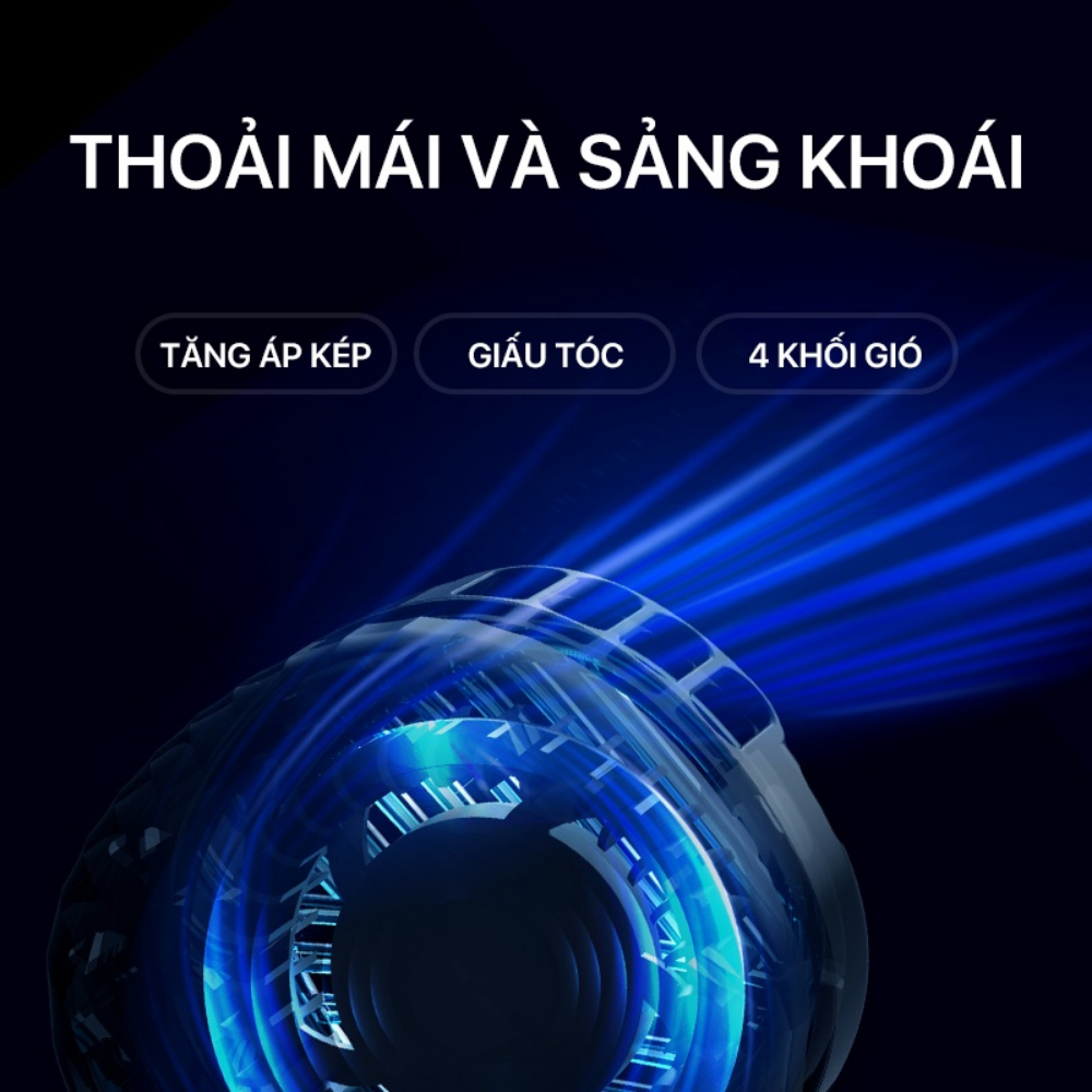 Quạt đeo cổ Deerma DEM-GB100 , Tích điện, Cầm tay, Dùng 4H, Chỉnh 360 độ, Bảo hành 12 tháng