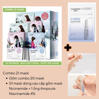 Mặt nạ Chando dưỡng ẩm trắng da (Mask Chando)