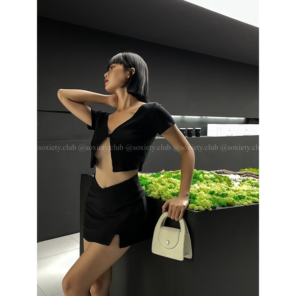 Áo croptop cài nút hot hit phù hợp mùa hè A36 💕