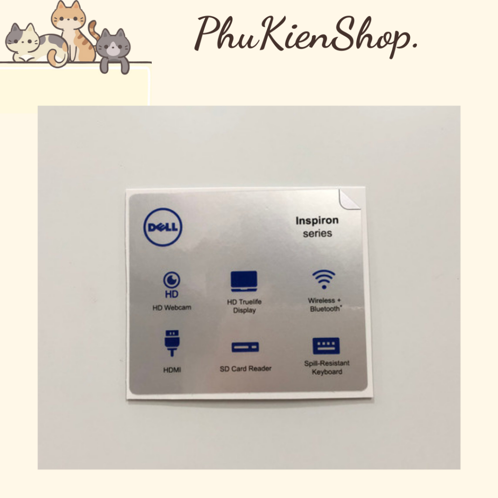 Tem-Bạt trang trí laptop Dell .