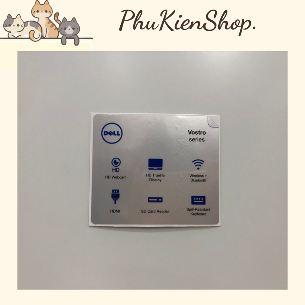 Tem-Bạt trang trí laptop Dell .