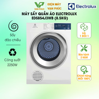 Máy sấy quần áo Electrolux EDS854J3WB ( 8.5kg) - Chính hãng bảo hành 24 tháng