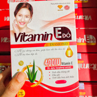 Vitamin e đỏ 400 iu diamond đẹp da, chống lão hóa 30 viên