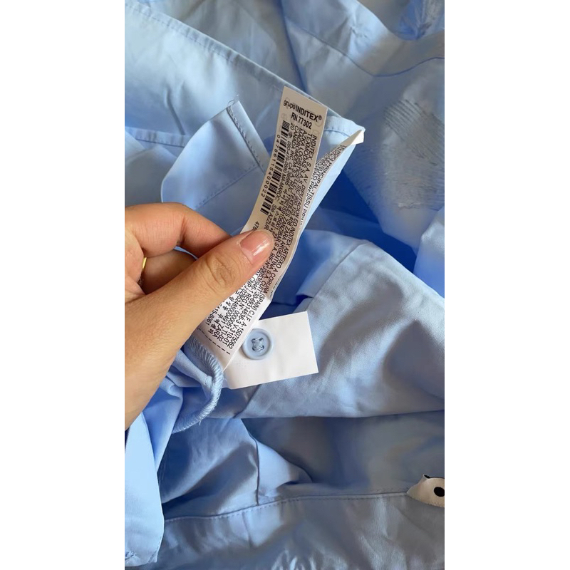 Áo sơmi zara đính hạt