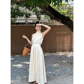 Váy yếm lụa xoè rời ECLIPSE CLOTHING