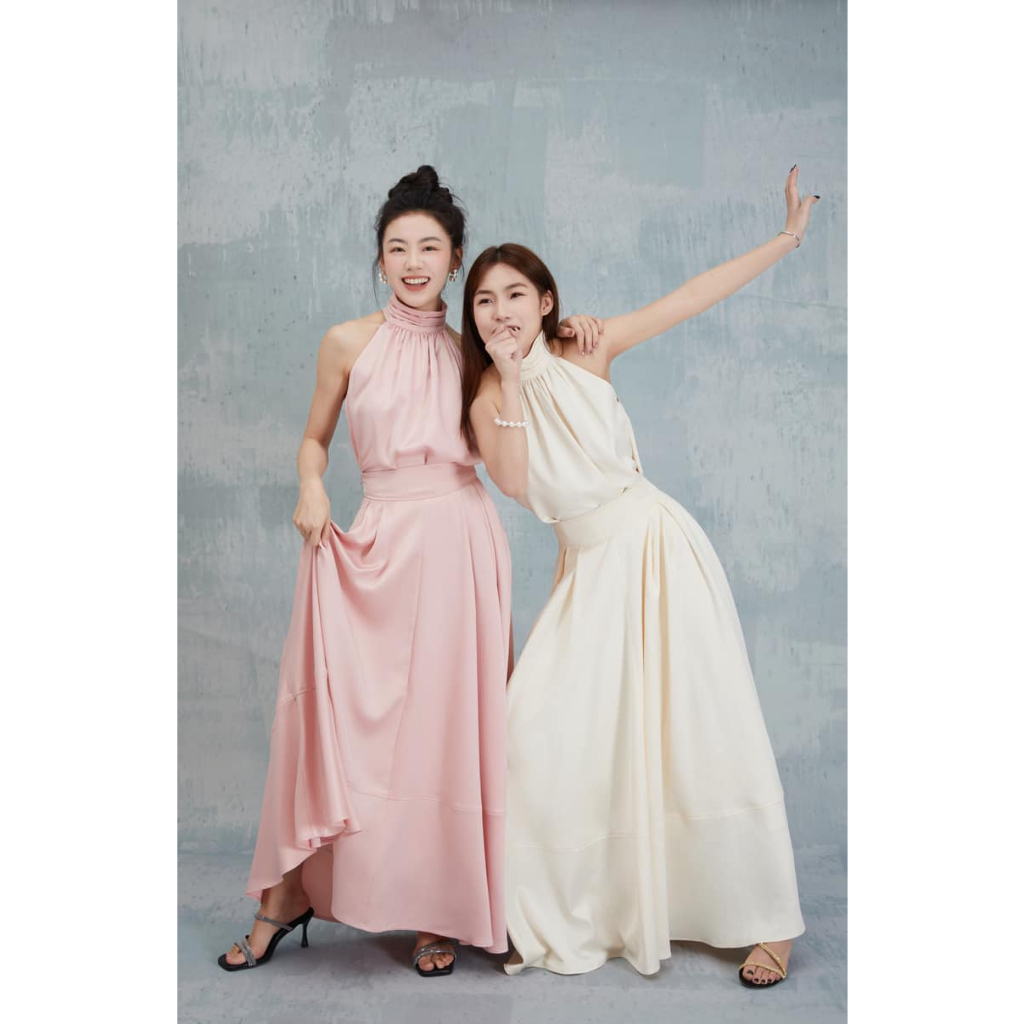 Váy yếm lụa xoè rời ECLIPSE CLOTHING