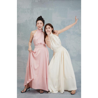 Váy yếm lụa xoè rời eclipse clothing