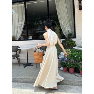 Váy yếm lụa xoè rời ECLIPSE CLOTHING