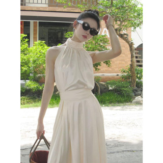 Váy yếm lụa xoè rời ECLIPSE CLOTHING