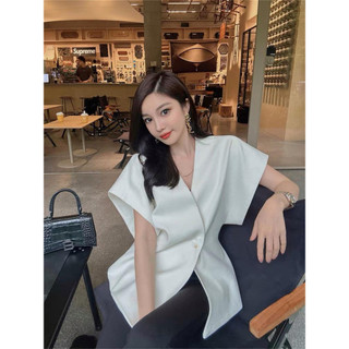 Áo chờm tay chéo cúc vàng eclipse clothing