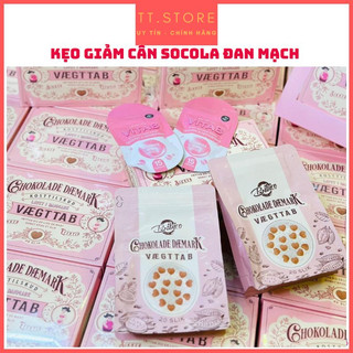 Kẹo Socola Giảm Cân Chokolade Vaegttab Đan Mạch - Hộp Hồng.