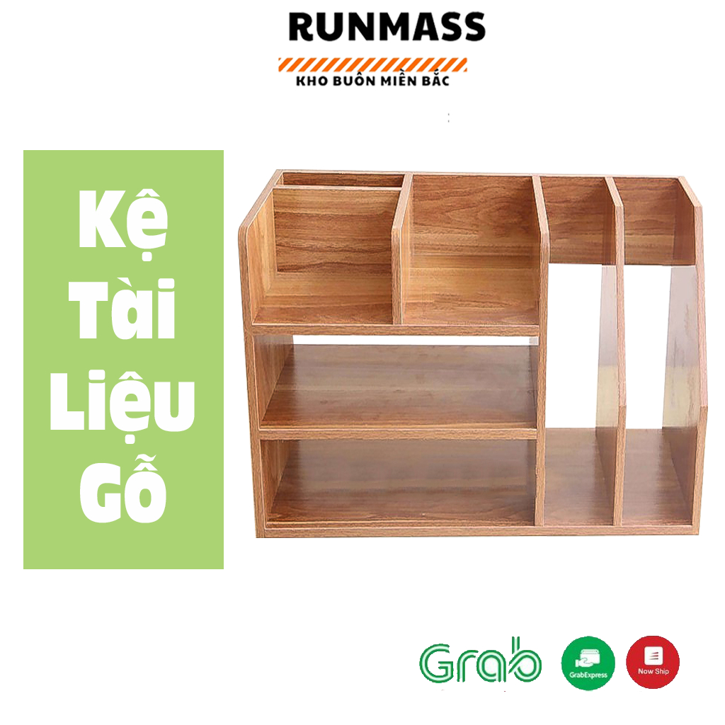 Kệ sách, kệ để hồ sơ làm bằng gỗ MDF chất lượng cao, nhỏ gọn, tiện lợi, lắp đặt đơn giản, dễ dàng giá sỉ