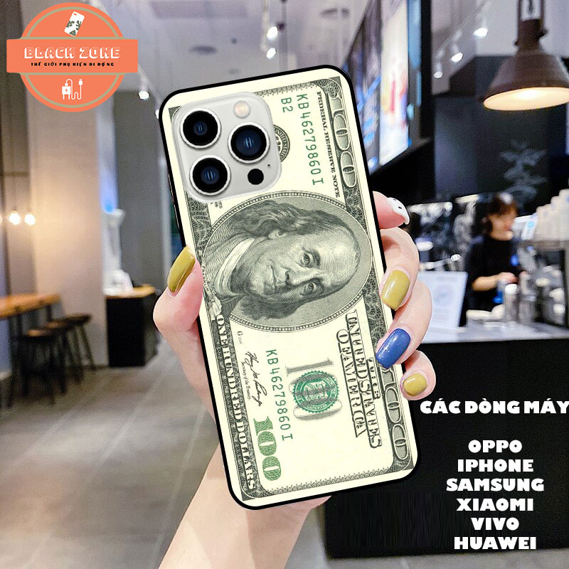 Ốp lưng điện thoại in hình Tờ 500k , 100k , 100 đô , 10k cũ , 5k , 1k ... cho iphone 6 đến 14 pro ma