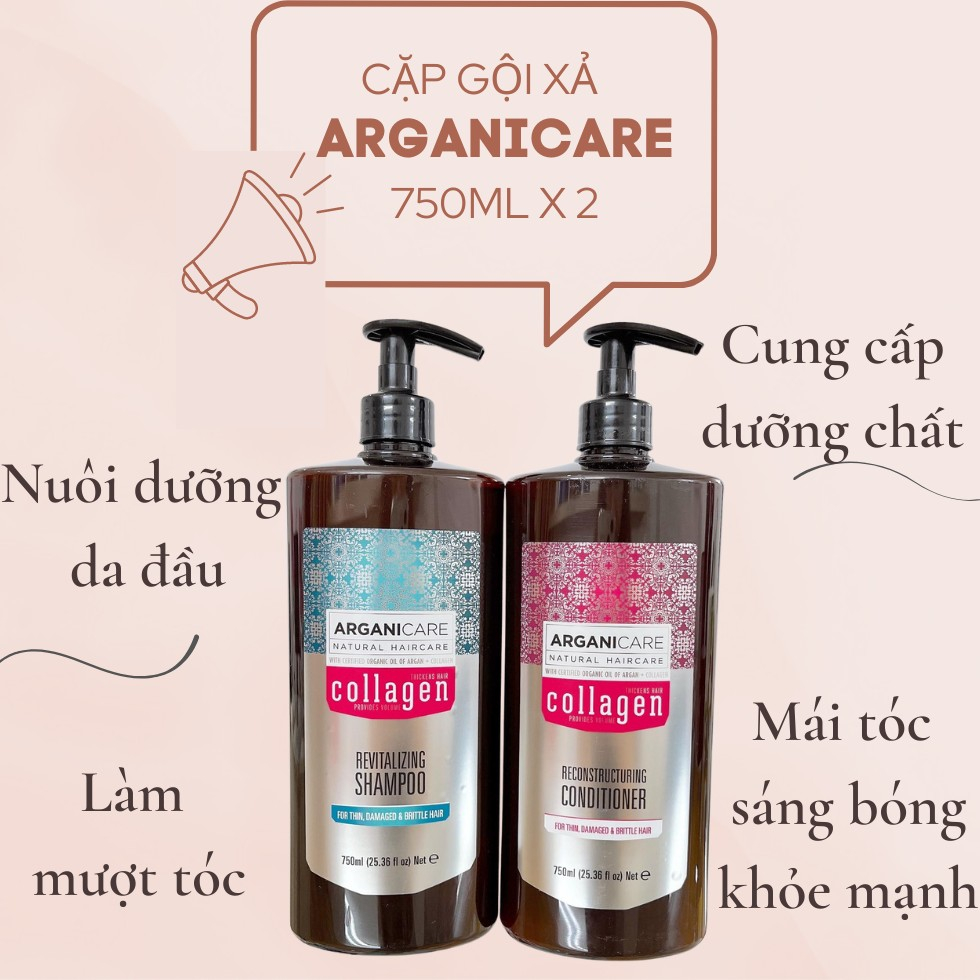 DẦU GỘI ARGANICARE 750ML