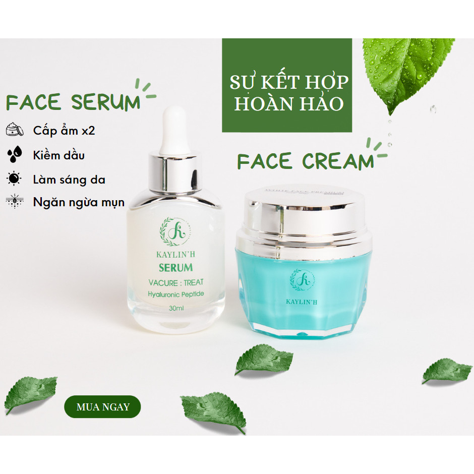 Combo kem dưỡng và Serum HA