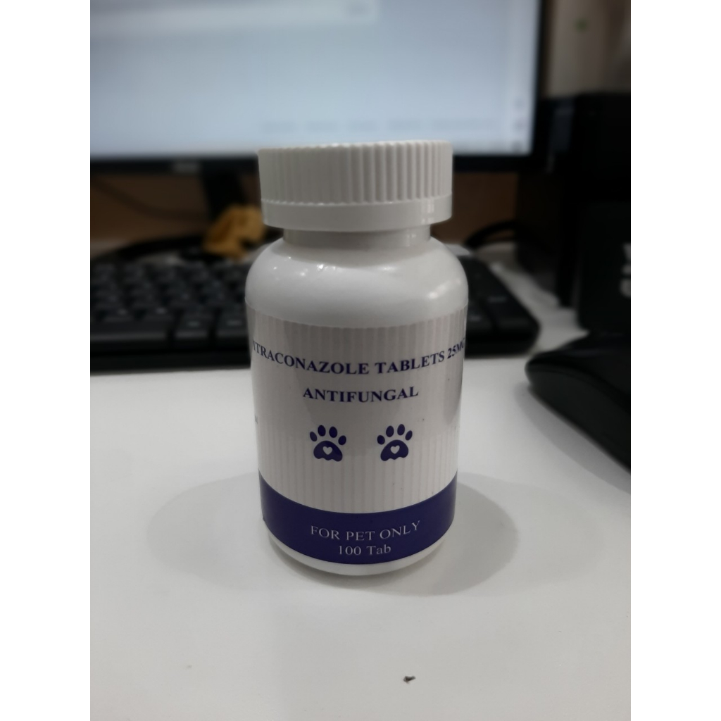 Viêm uống kháng nấm Itraconazole 25mg cho thú nhỏ
