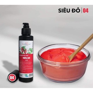 Màu siro thực phẩm unicorn màu siêu đỏ