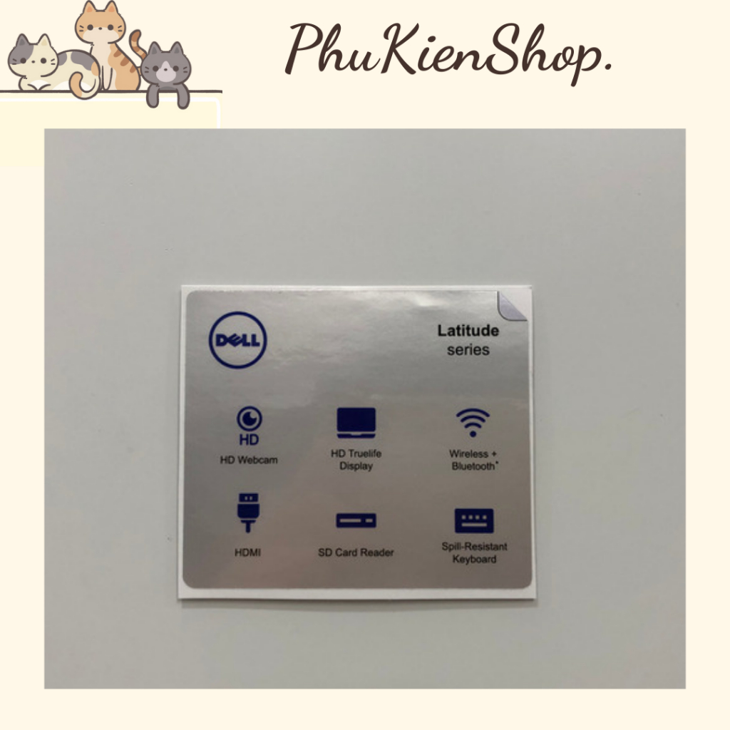 Tem-Bạt trang trí laptop Dell .