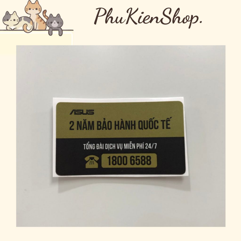 Tem-Bạt trang trí laptop Asus .