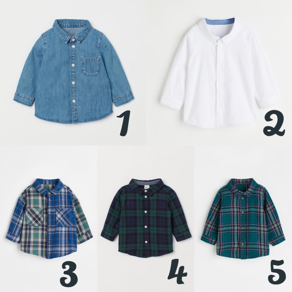 Áo sơmi dài tay bé trai, có nhiều mẫu, Hờ mờ UK US JP săn SALE