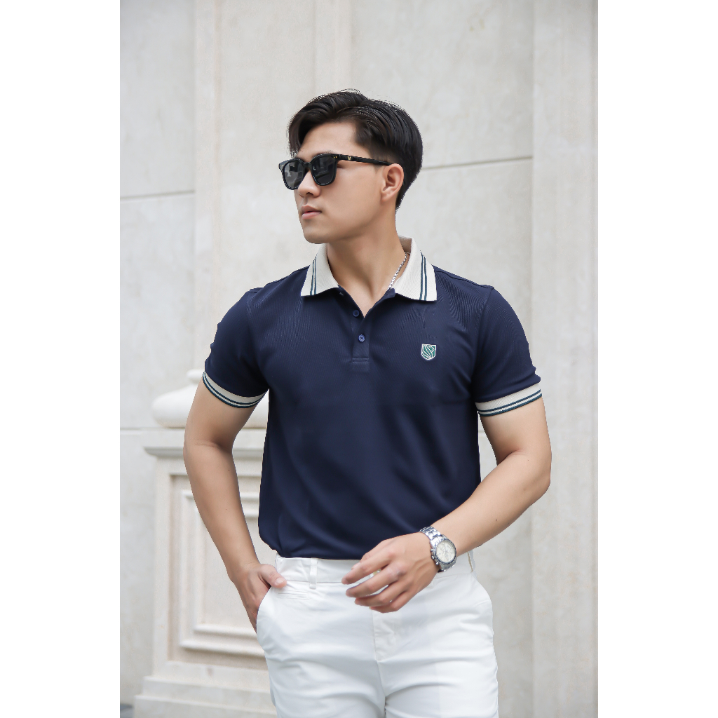 Áo thun polo nam có cổ DALAS vải cotton Pique cao cấp, chuẩn form, năng động, thanh lịch - HUSSIO