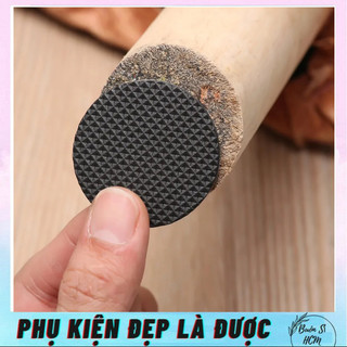 Combo 12 miếng lót chân ghế, chân bàn, miếng đệm cao su hình tròn lót chân bàn ghế giúp chống trượt, chống xước nền nhà
