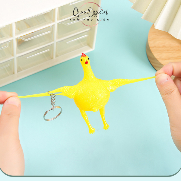 Móc Khóa Hình Gà Đẻ Trứng Siêu Ngộ Nghĩnh Mua Nhiều Giảm Giá - Guu.Official