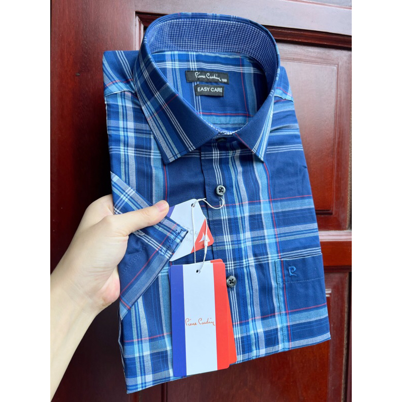 Sơ mi cộc tay nam Pier.re Car.din 10 mầu slimfit