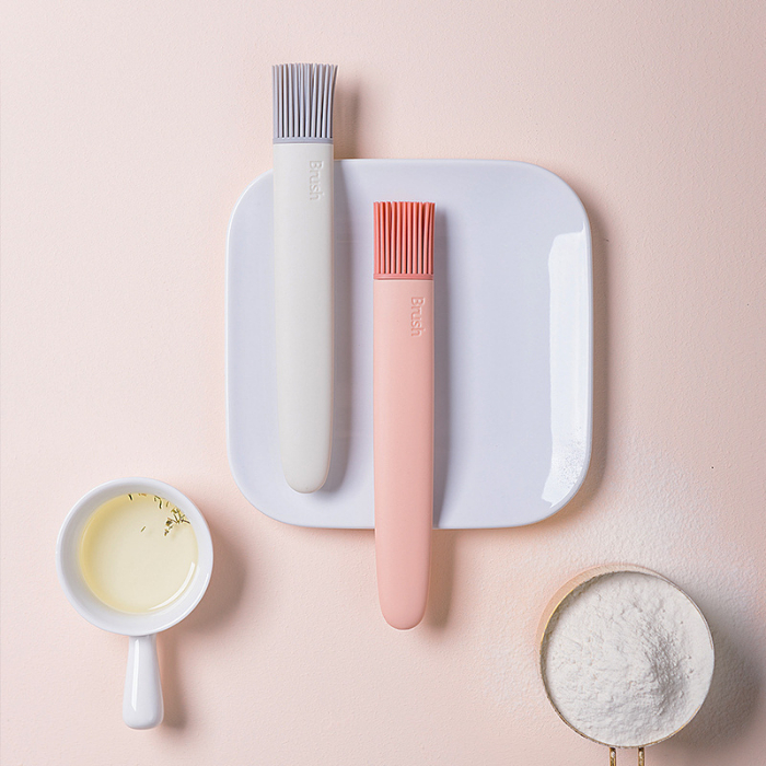 Cọ chổi silicone quét dầu ăn, bơ, gia vị chịu nhiệt cao cấp, quét dầu mỡ nướng BBQ an toàn, vệ sinh dễ dàng - THEA