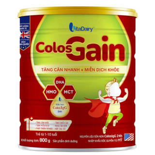 Combo 12 lon Colos Gain 800gr (mã Qr tích xu date 2027)