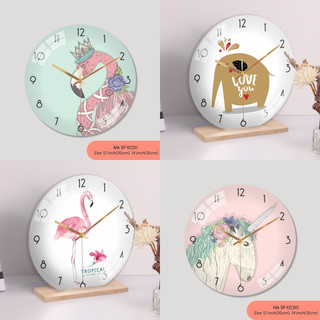 [16 Mẫu] Đồng Hồ Treo Tường Hồng Hạc, Lãng Mạn, Ngôn Tình, Đồng Hồ Treo Tường Sáng Tạo Và Độc Đáo