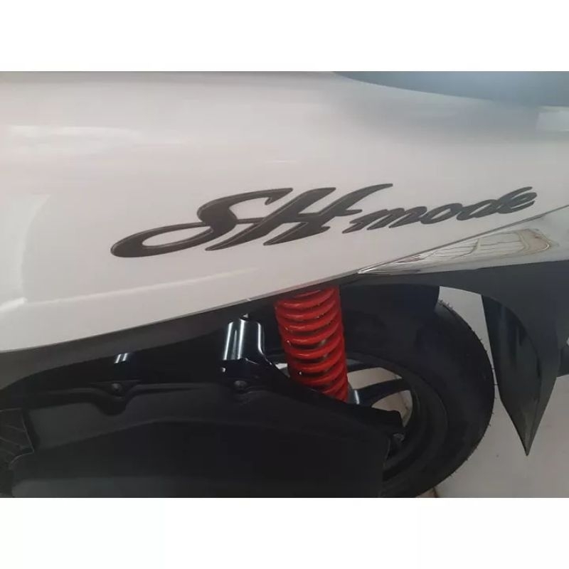 Tem xe máy Honda SH Mode 2013 đến 2019 đen vàng Honda chữ nổi giá một bên