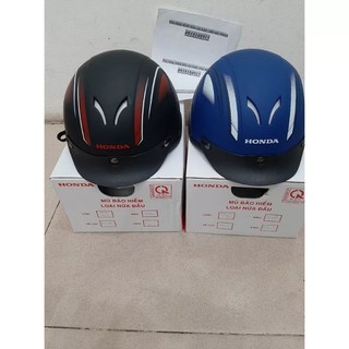 Mũ bảo hiểm nửa đầu matt không kính Honda