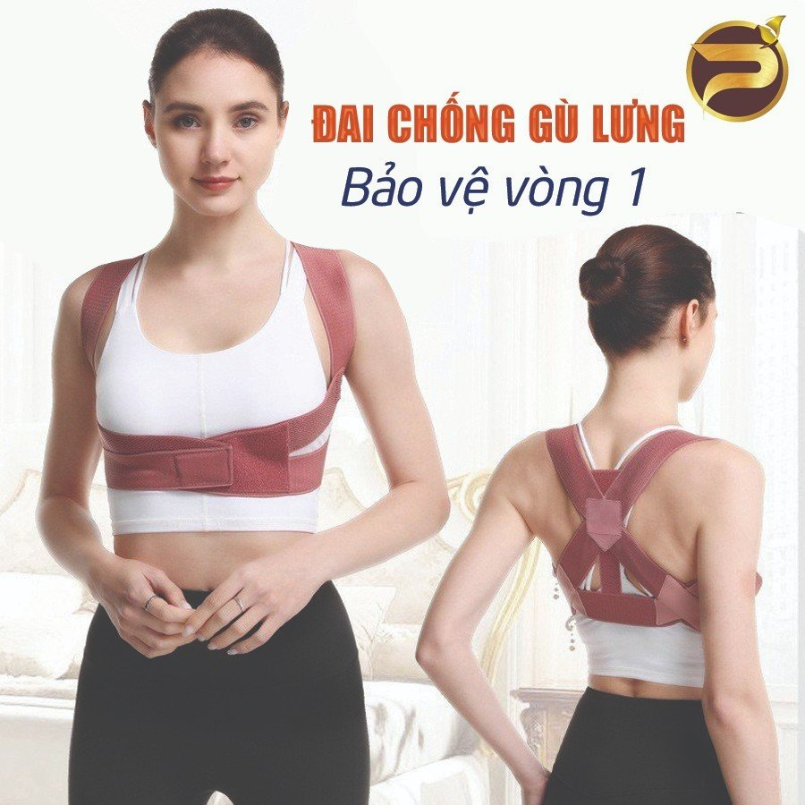 Combo Dây Nhảy Và Áo Chống Gù, Dây Nhảy Không Dây Và Đai Bảo Vệ Vòng 1, Dây Nhảy Đếm Số, Calo, Km Tặng Dây 2.9m