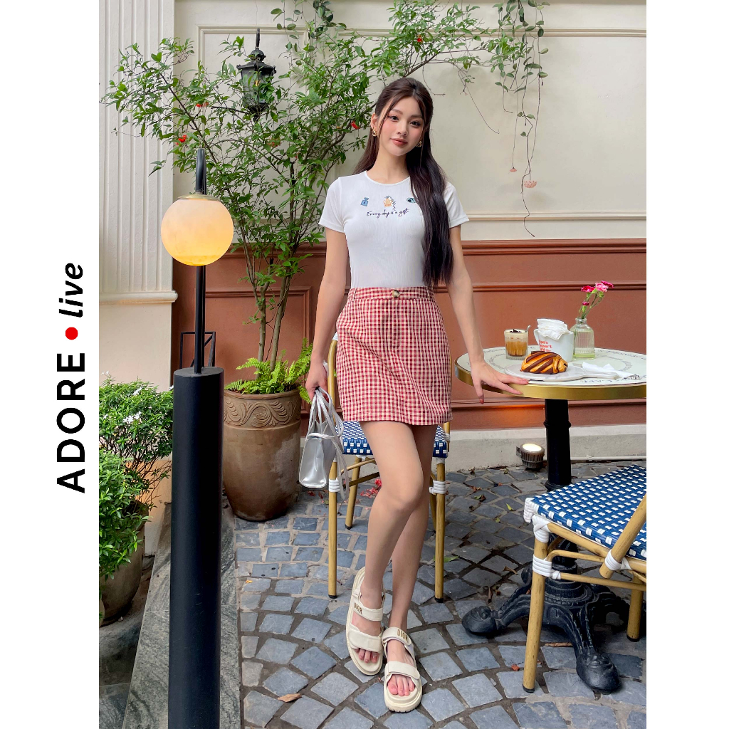 Quần Skorts casual style thô kaki 323SK4011  ADORE DRESS