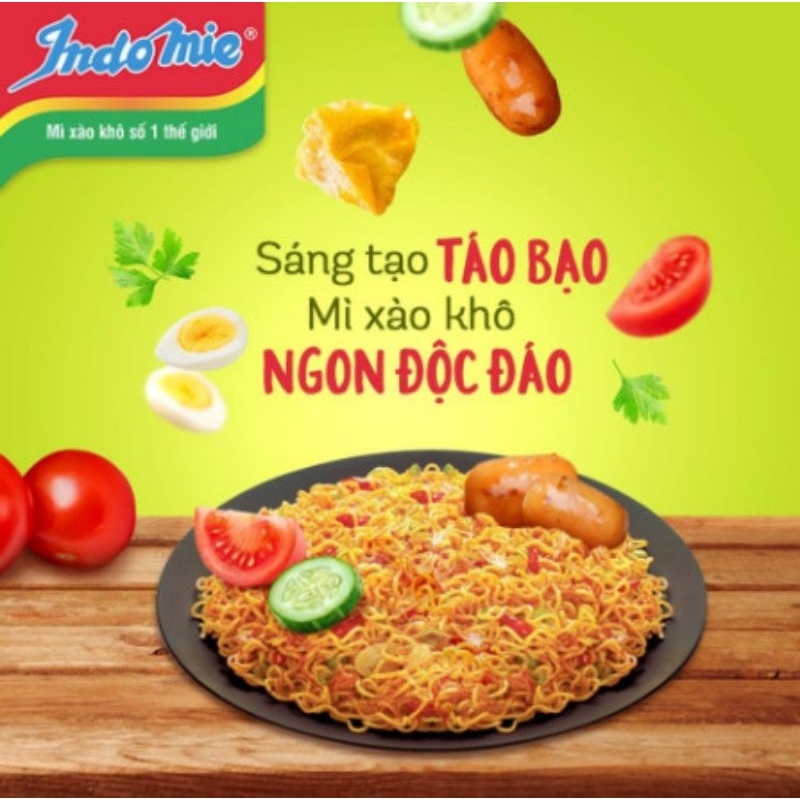 Mì trộn Indomie/ đủ 4 vị