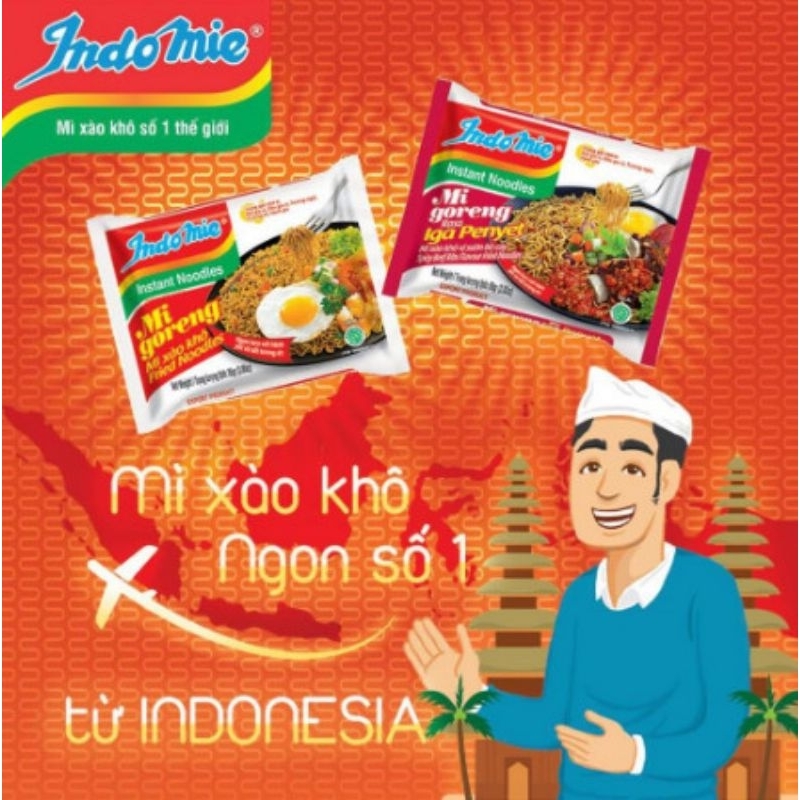 Mì trộn Indomie/ đủ 4 vị