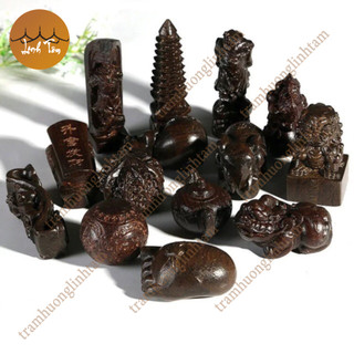 Tượng gỗ mini phật giáo thích ca, quan âm, sư tiểu, kì lân trang trí phong thủy để bàn