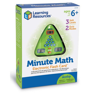  Máy trò chơi điện tử học toán - Minute Math Electronic Flash Card - Learning Resources