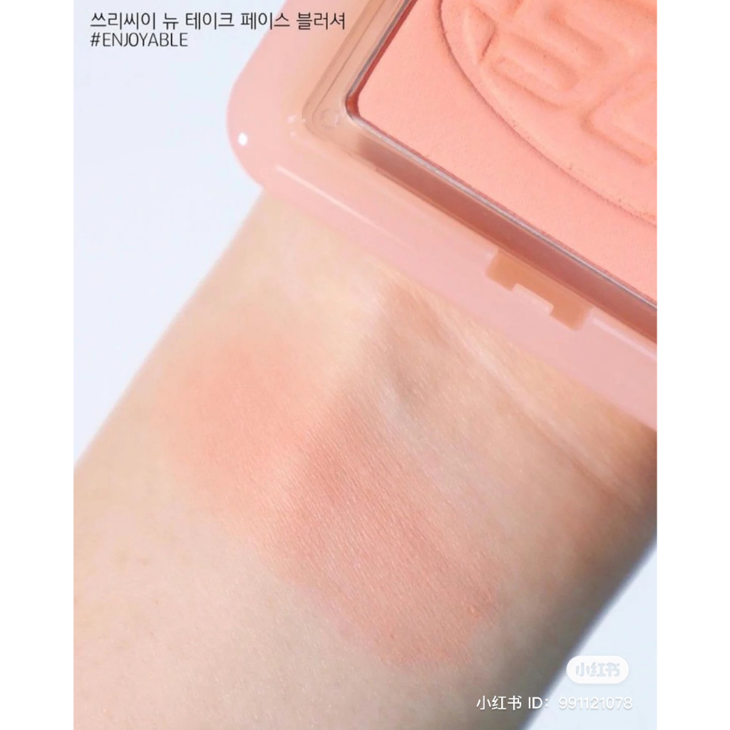 Má Hồng 3CE New Take Face Blusher [Youth Pink- The Motion- Haze Beige-Enjoyable-Friendly] | BigBuy360 - bigbuy360.vn