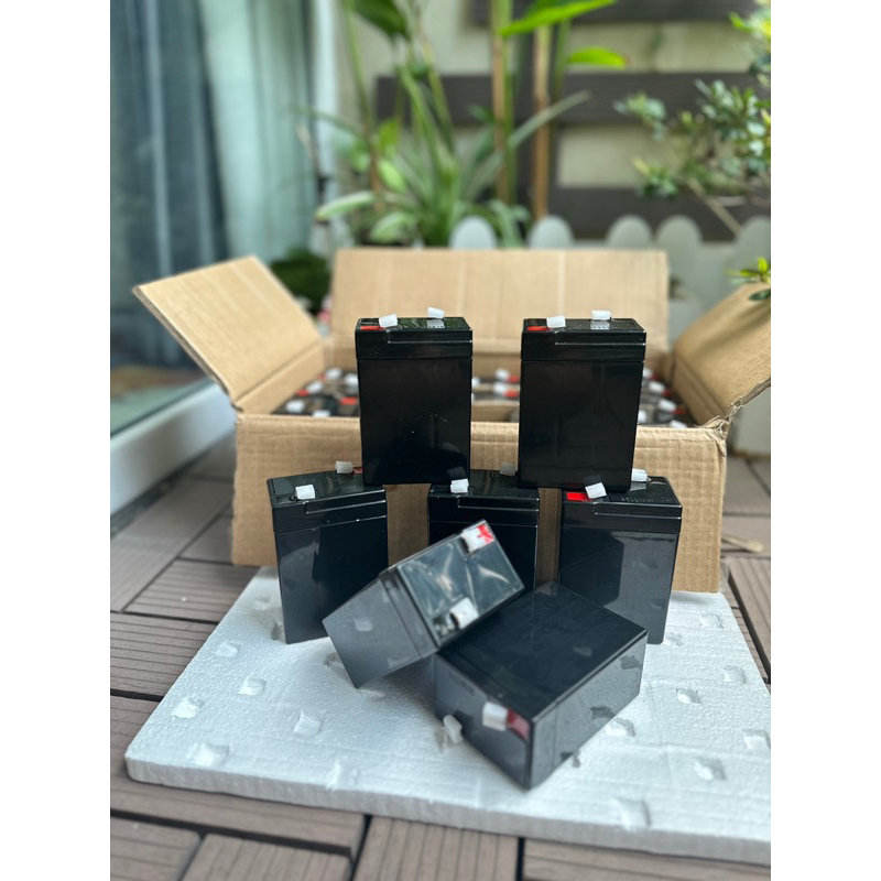 Ắc quy  6V4Ah, Acquy Khô dùng cho Cân điện tử, đèn sạc, quạt sạc, xe điện trẻ em, loa kéo...